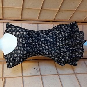 Mine black floral dress size S